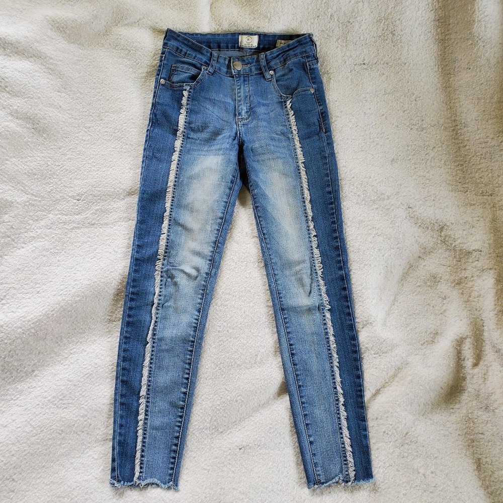 Nineteen 91 Mid Grazer Skinny Cropped/Ankle Jeans, Sz 6